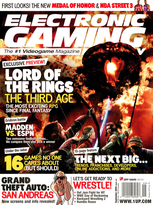 Electronic Gaming Monthly Issue 182 (September 2004) cover